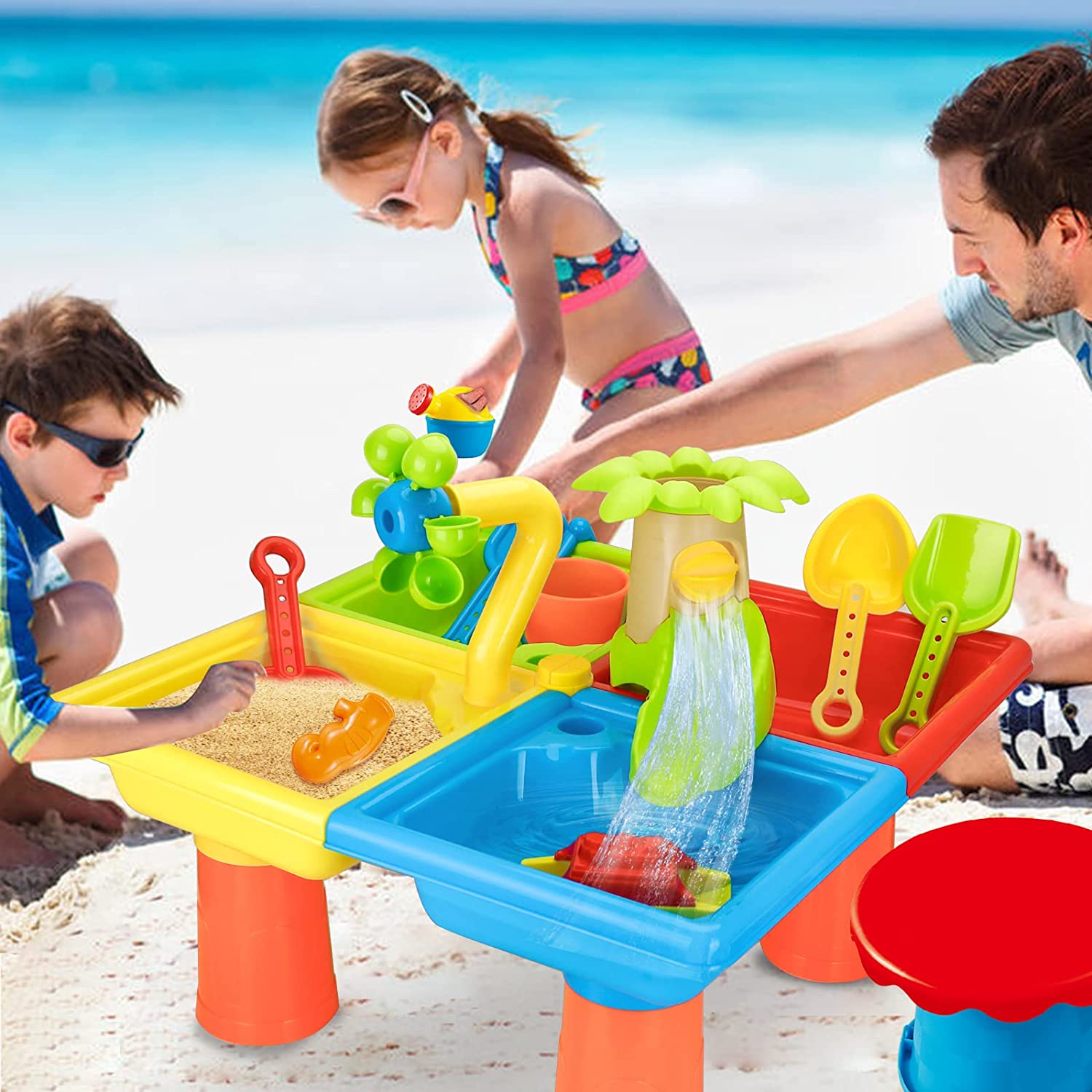 Kids Outdoor Water Table - Plaj masa kum oyun oyuncaklar çocuk