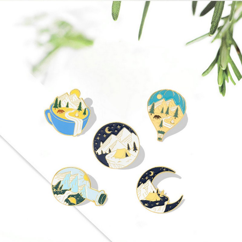 Kids Outdoor Gifts - Kamp Macera Emaye Pimleri Özel Açık