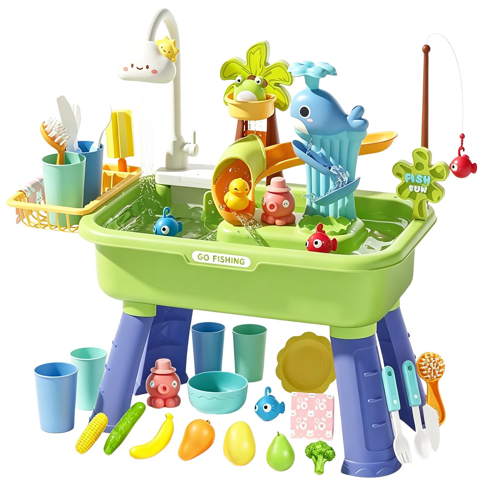 Kids Outdoor Water Table - Çocuklar için Su Masası ve Pompa,