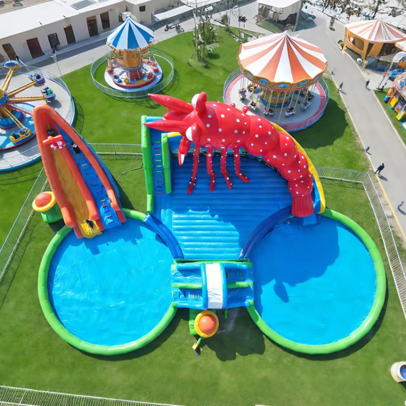Kids Outdoor Park - Yüksek Kaliteli Ticari Sınıf PVC Şişme