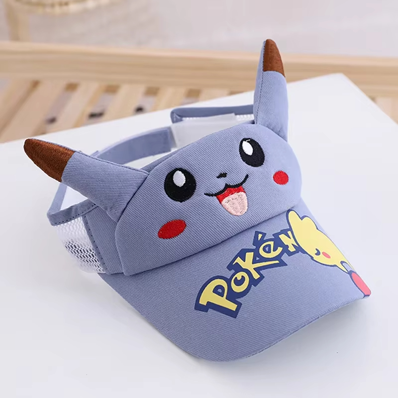 Kids Outdoor Movies - Pokemon Pikachu Çocuk Vizör Şapkası, Nefes