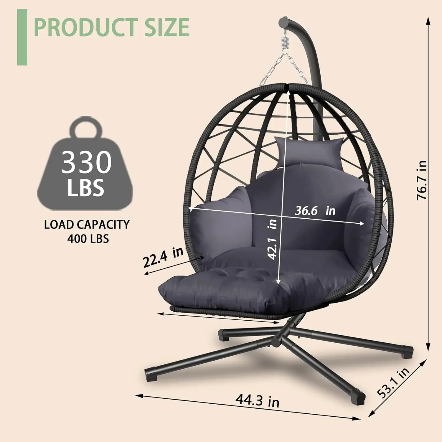 Ayaklı ve Bacak Dayama Yerli A - Kids Outdoor Egg Chair incelemesi ve fiyatı
