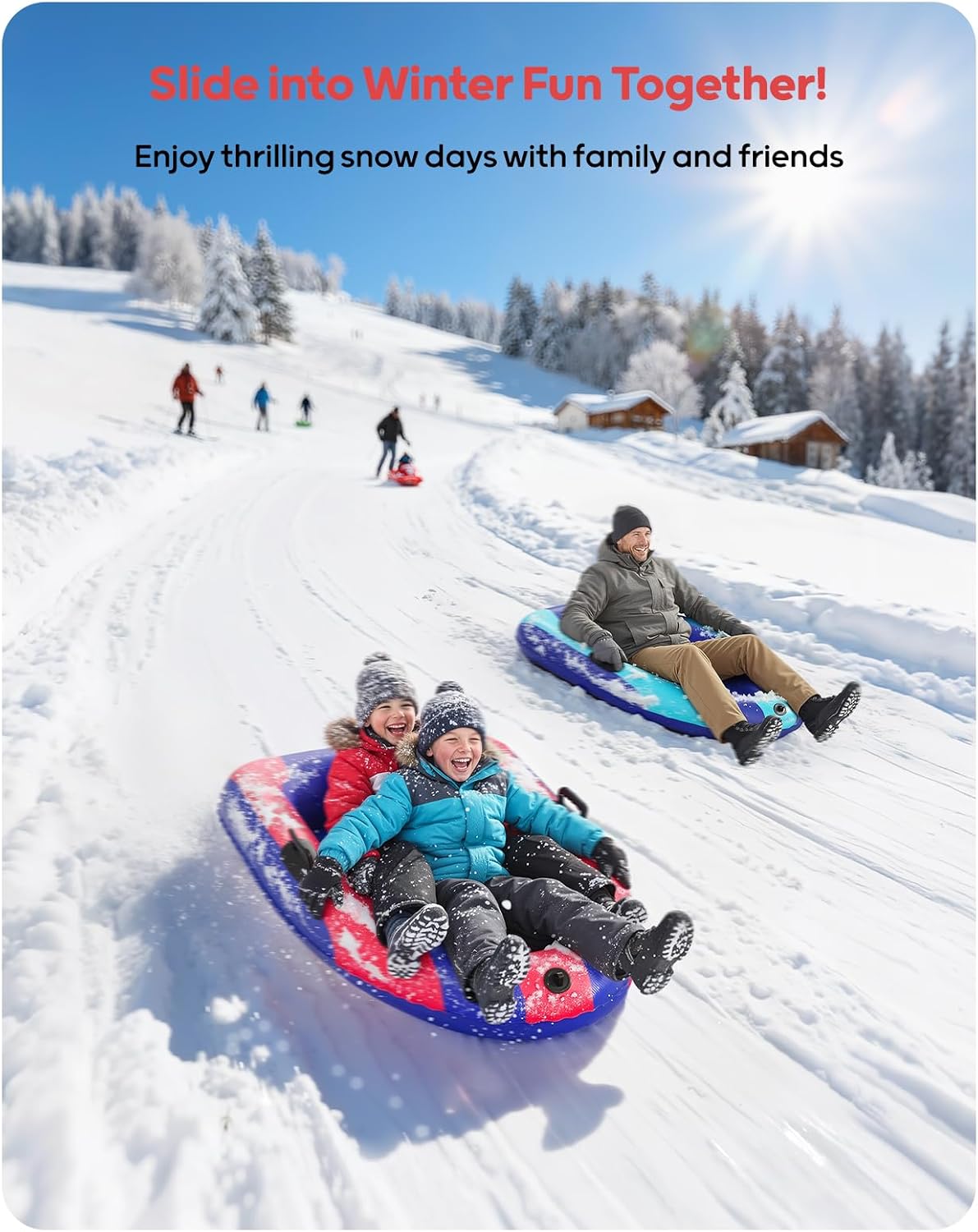 QPAU Şişme PVC Kar Kızakları A - Kids Outdoor Gifts incelemesi ve fiyatı