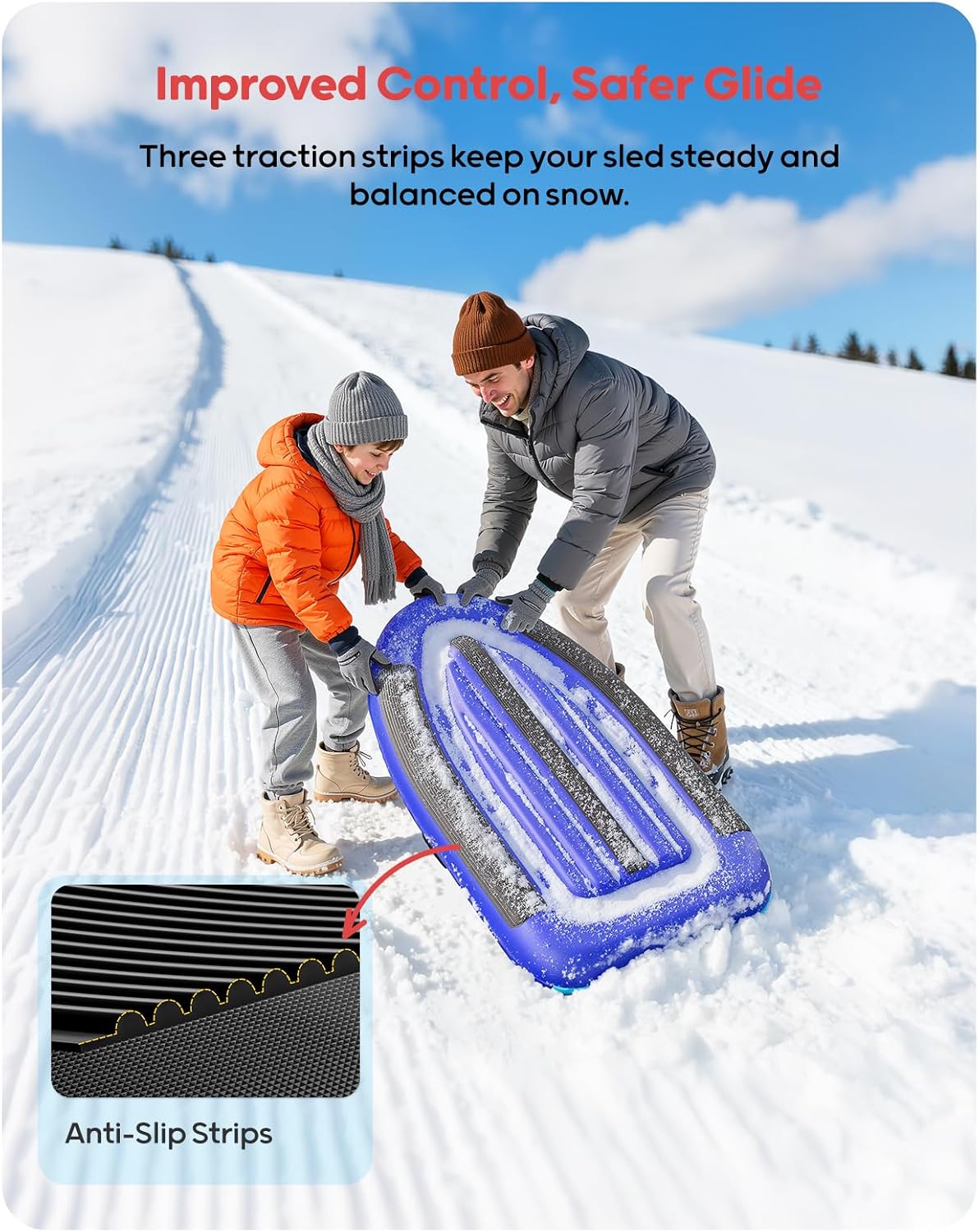 QPAU Şişme PVC Kar Kızakları A - Kids Outdoor Gifts incelemesi ve fiyatı
