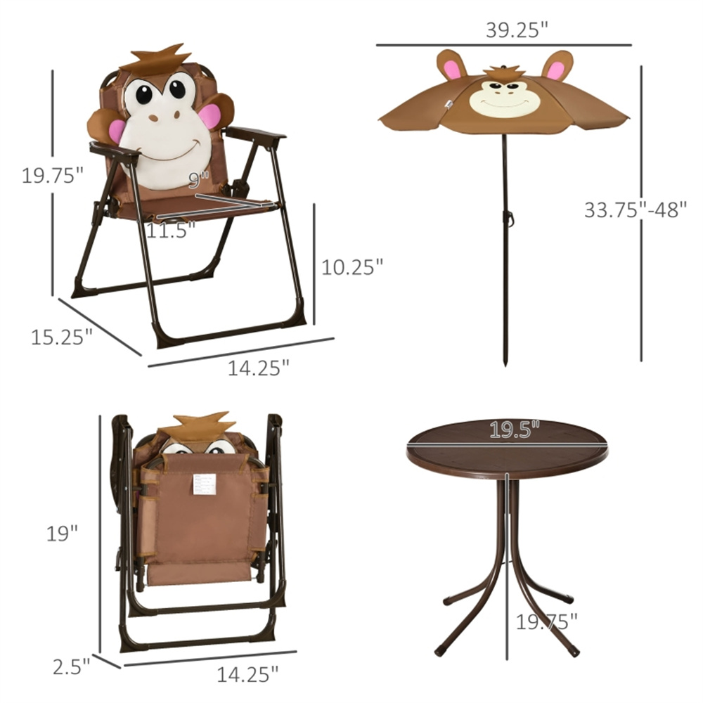 Sevimli Maymun Çocuklar İçin V - Kids Outdoor Dining Set incelemesi ve fiyatı