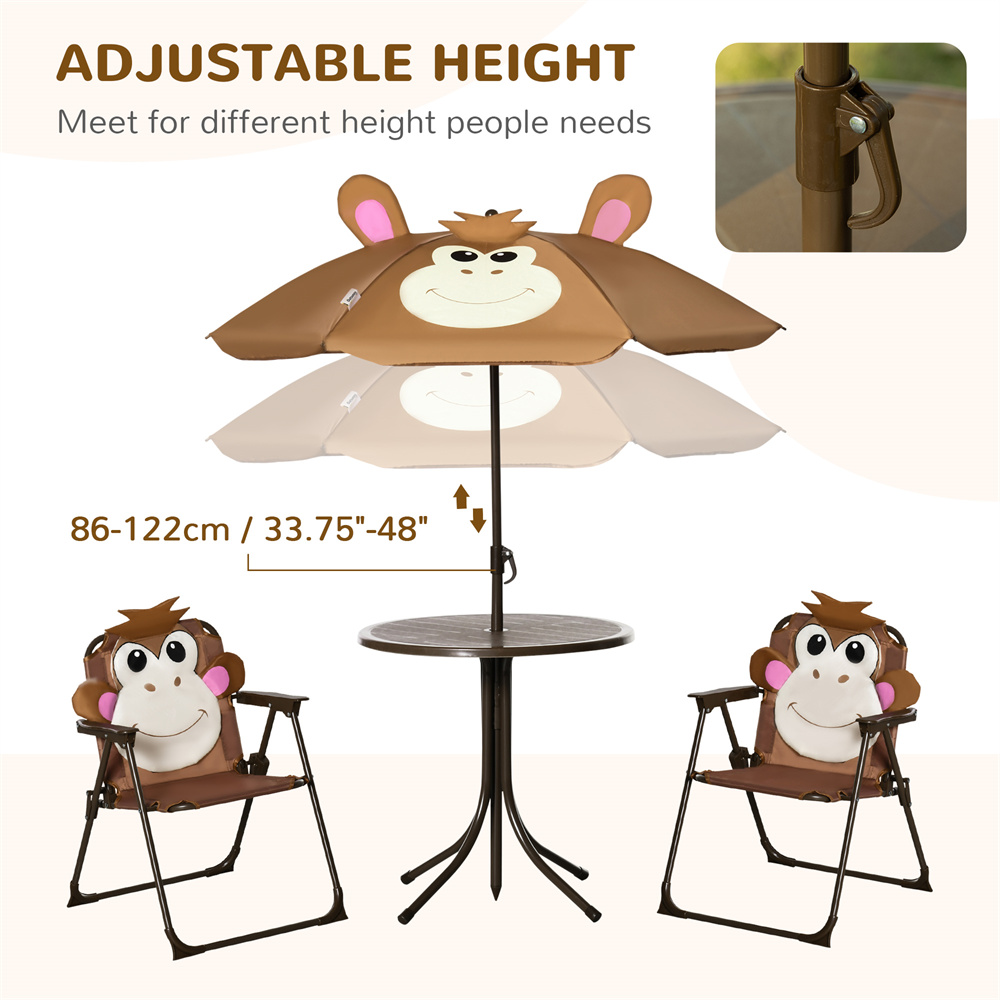 Sevimli Maymun Çocuklar İçin V - Kids Outdoor Dining Set incelemesi ve fiyatı