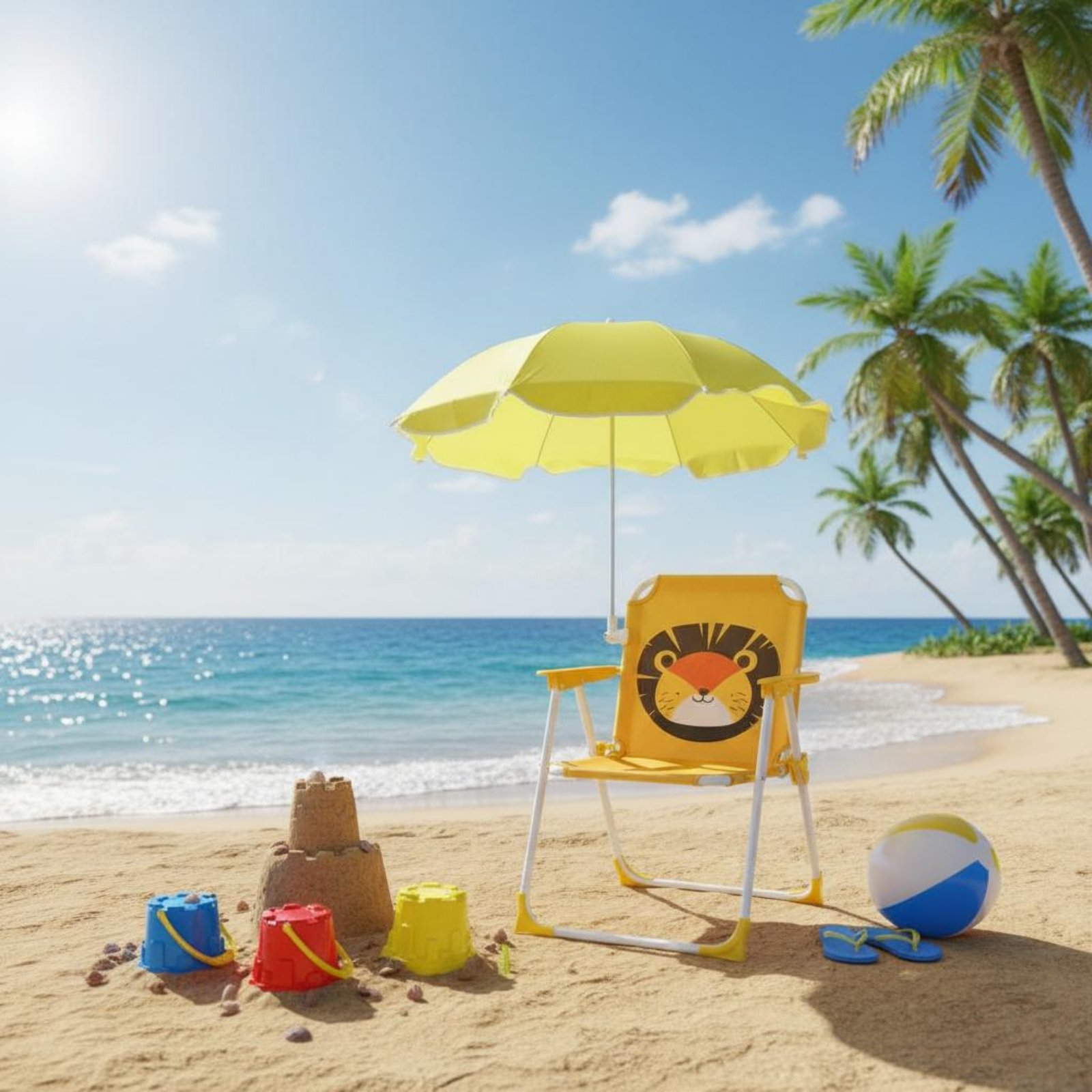 Çocuk Plaj Sandalyesi, Şemsiye - Kids Outdoor Umbrella incelemesi ve fiyatı