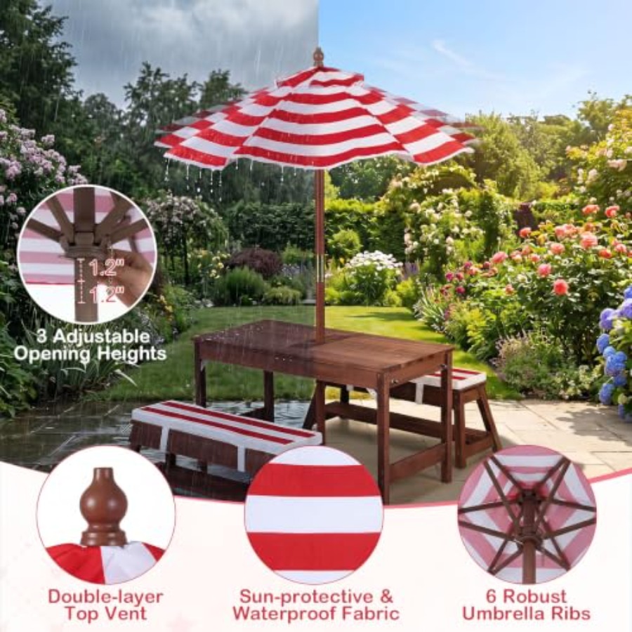 Bahçe ve veranda kullanımı içi - Kids Outdoor Water Table incelemesi ve fiyatı