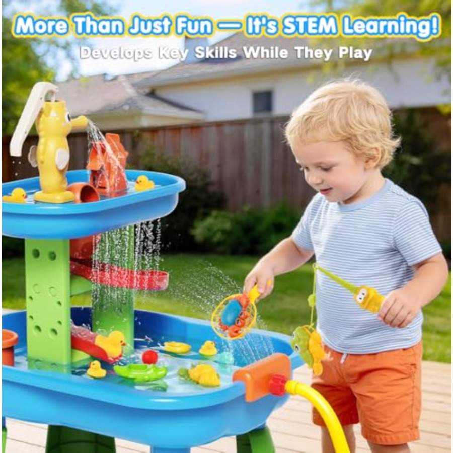 3-8 yaş arası çocuklar için aç - Kids Outdoor Water Table incelemesi ve fiyatı