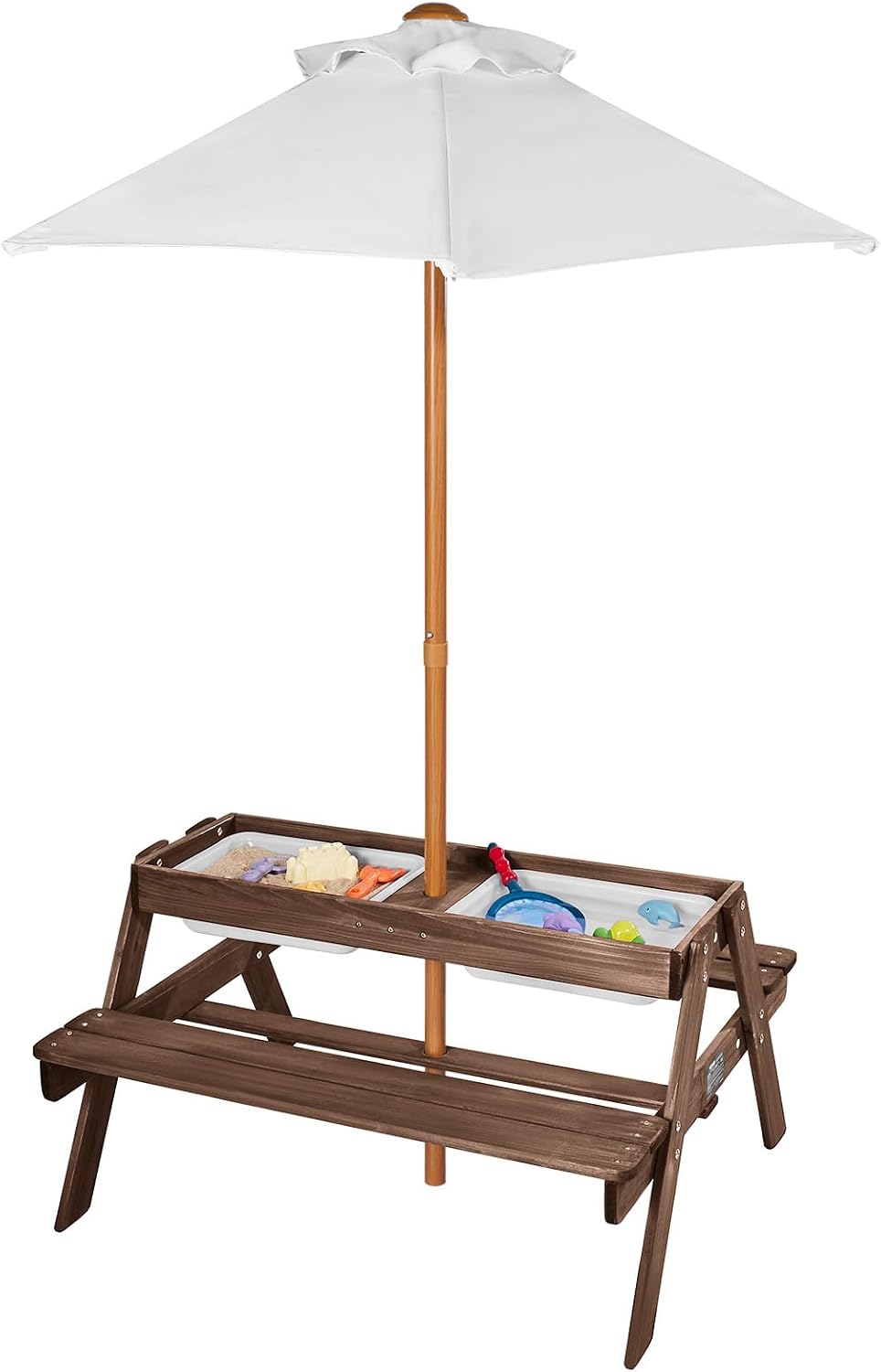 Çocuk Piknik Masası ve Şemsiye - Kids Outdoor Bench With Umbrella incelemesi ve fiyatı
