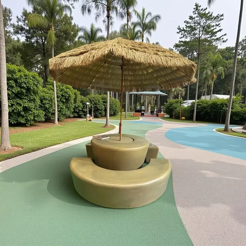 Modern Dış Mekan Yuvarlak Masa - Kids Outdoor Bench With Umbrella incelemesi ve fiyatı